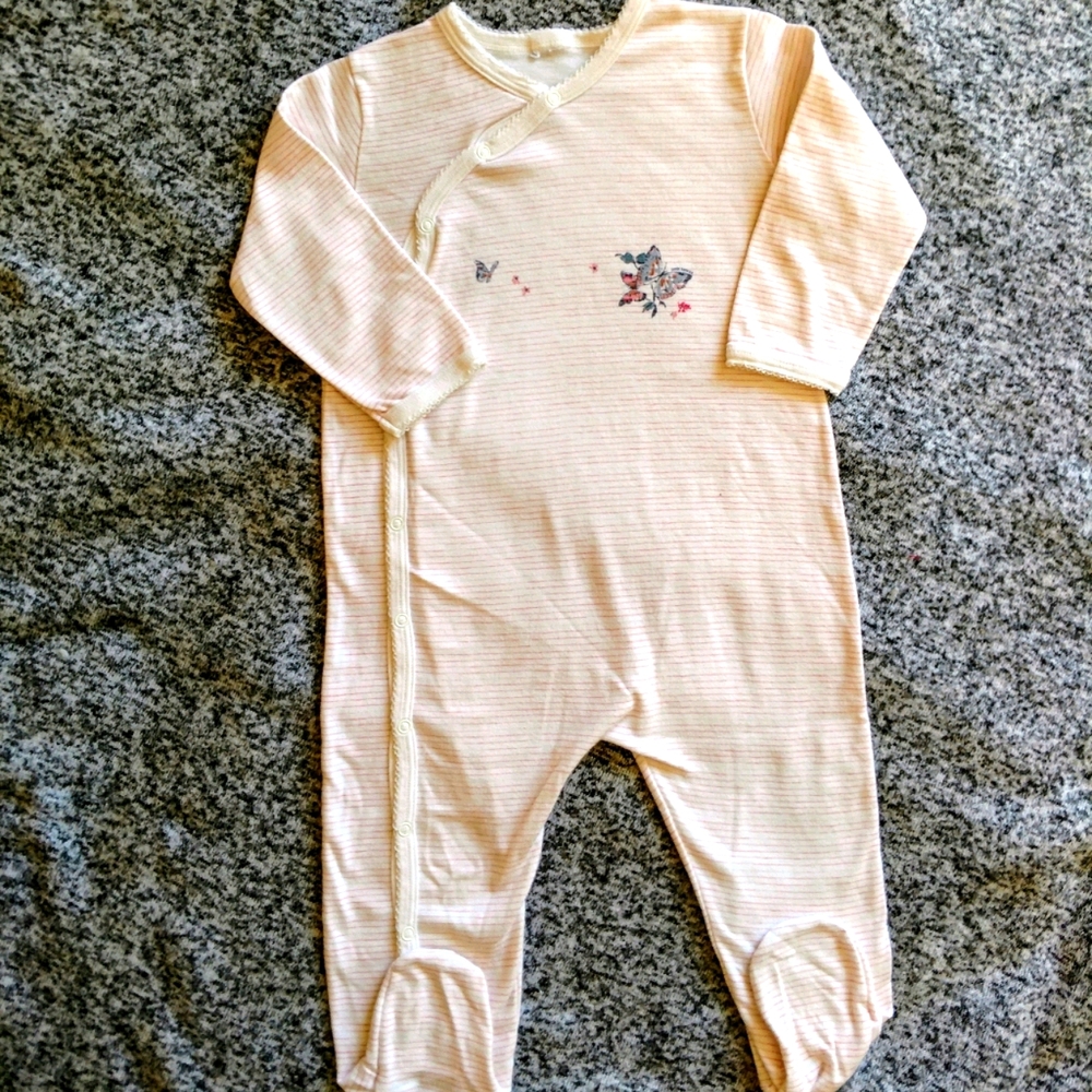 Petit Bateau organic cotton babygrow